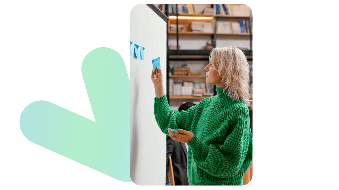 Etudiante engagée inscrite sur la plateforme younivibe